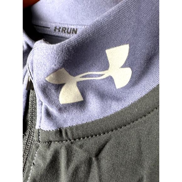 Under Armour UA Qualifier Half Zip 1326595 Running Activewear Blue Mens Small‎ - Picture 2 of 8